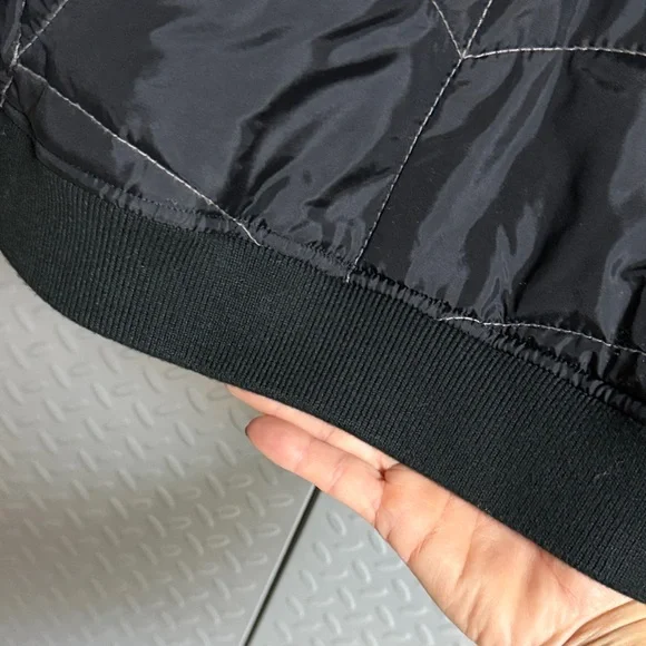 Supreme Black Quilted Bomber Jacket - Picture 6 of 8
